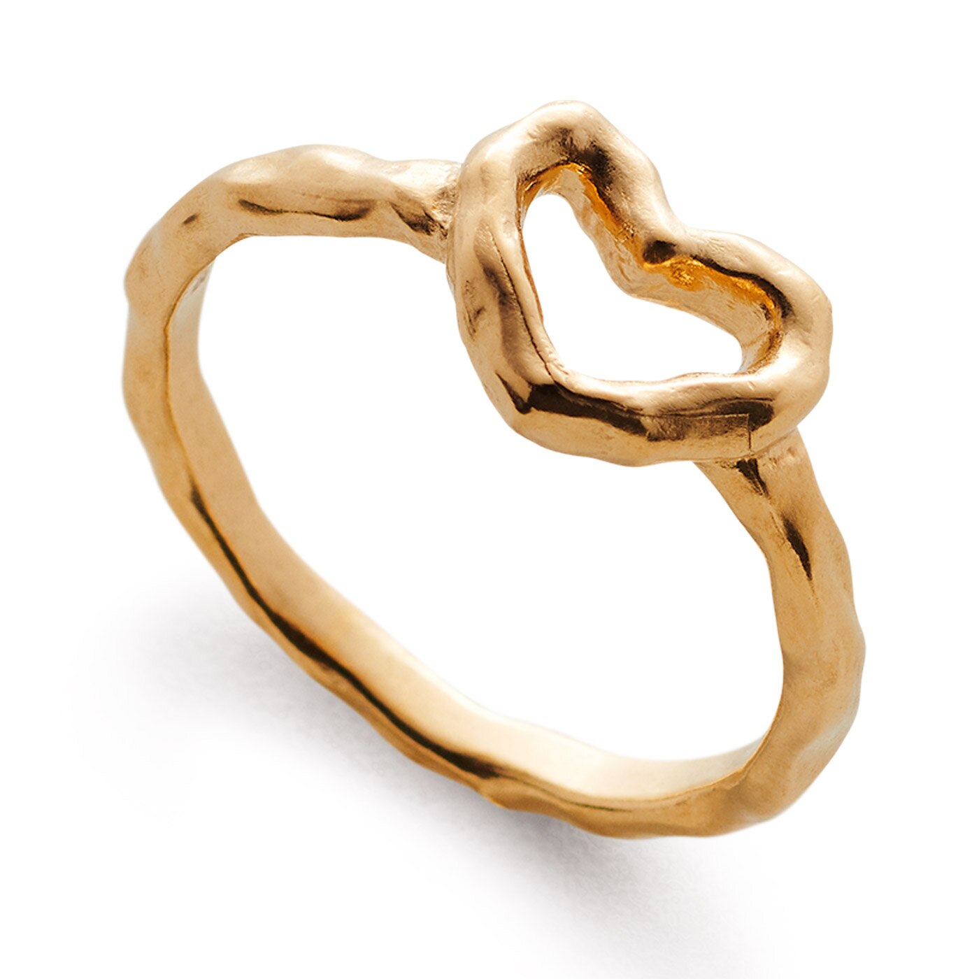 Sand ring förgylld