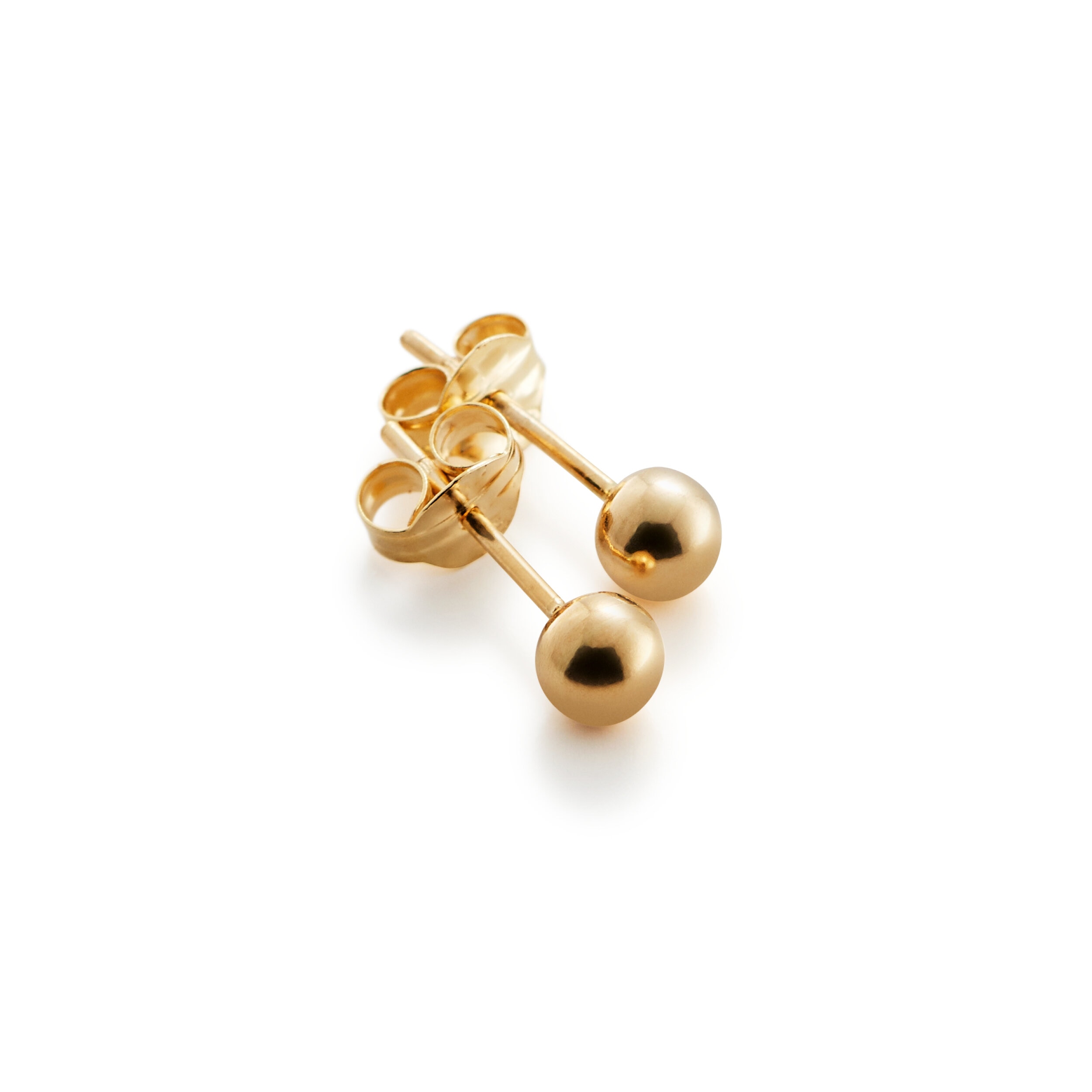 Halo 18K stiftörhängen 3mm