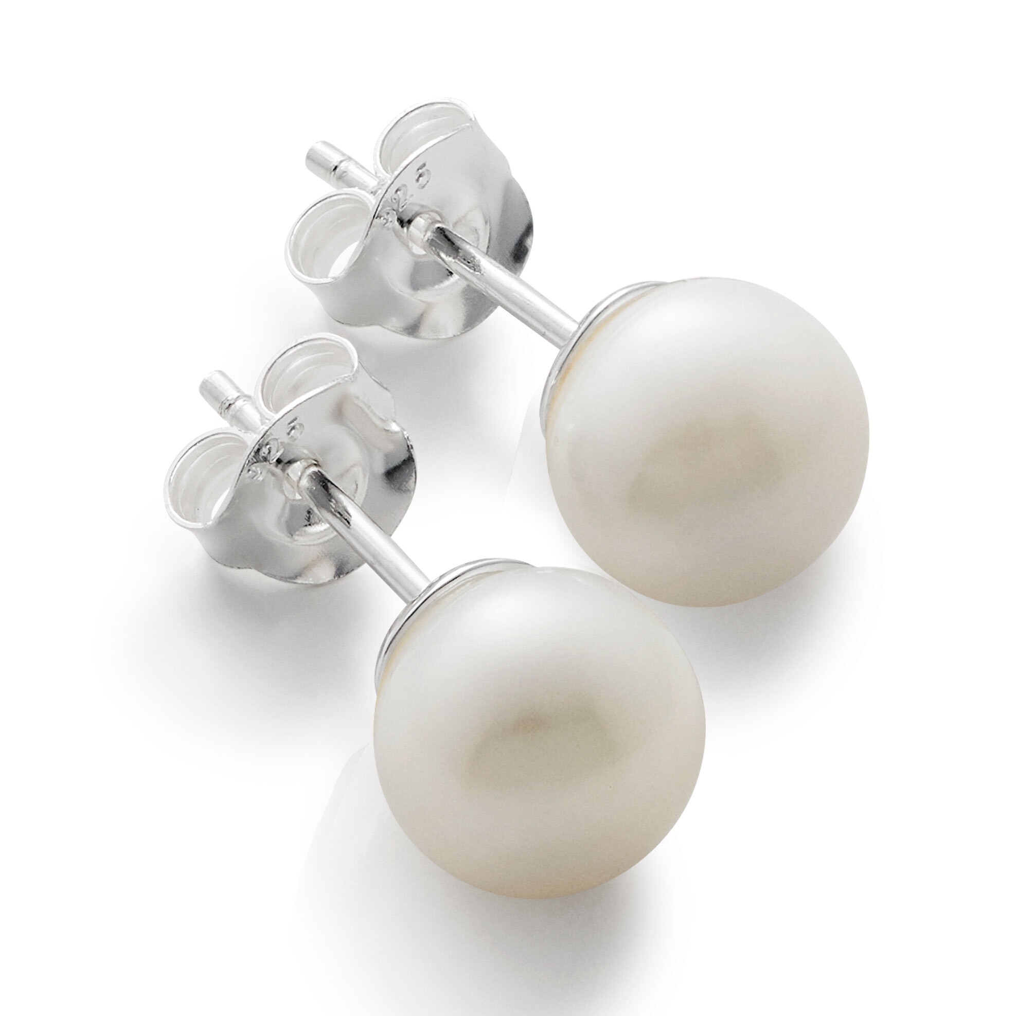 Pearl stiftörhängen 7-7,5 mm