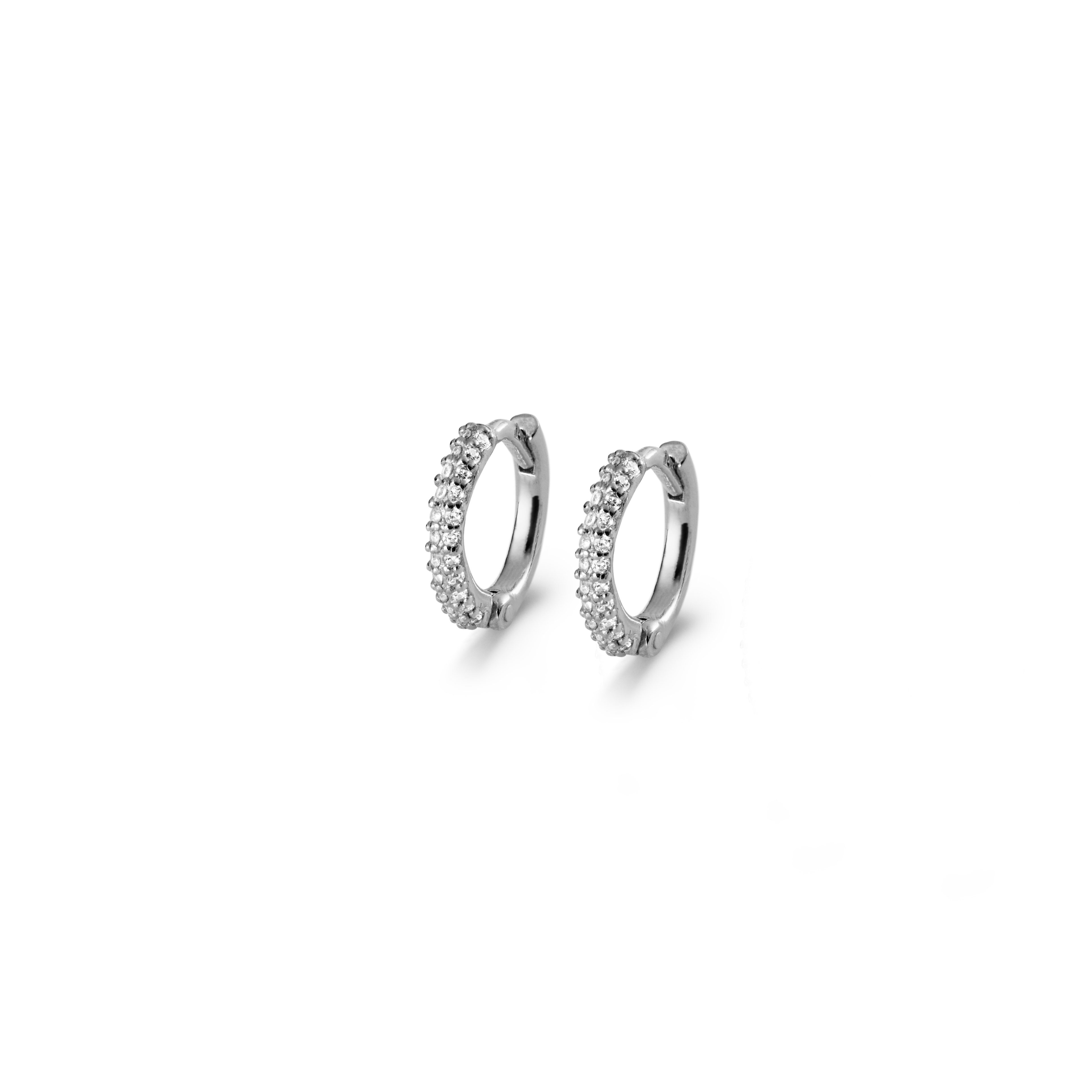 Evening Hoops silver 10 mm