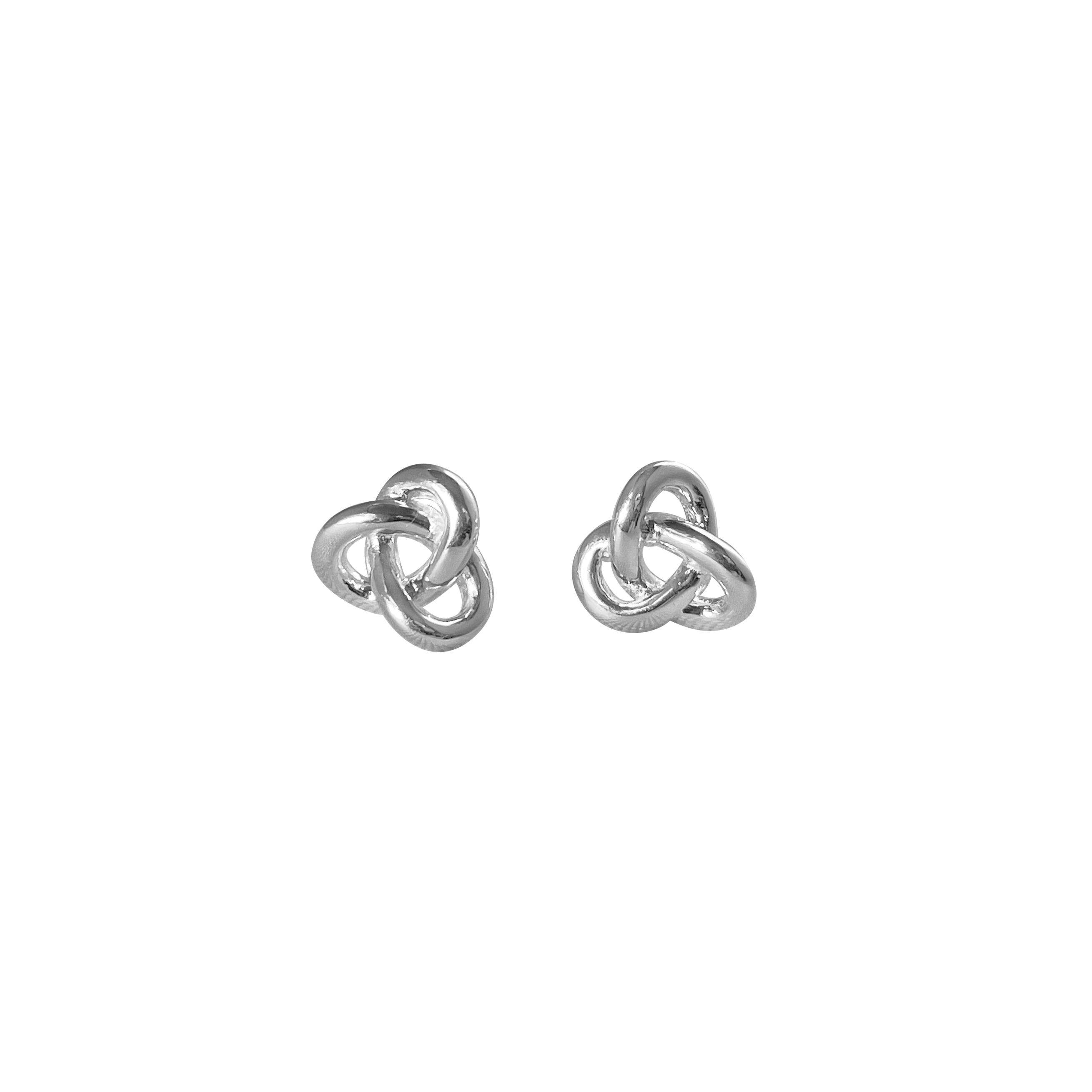 Bonded mini silver stiftörhängen
