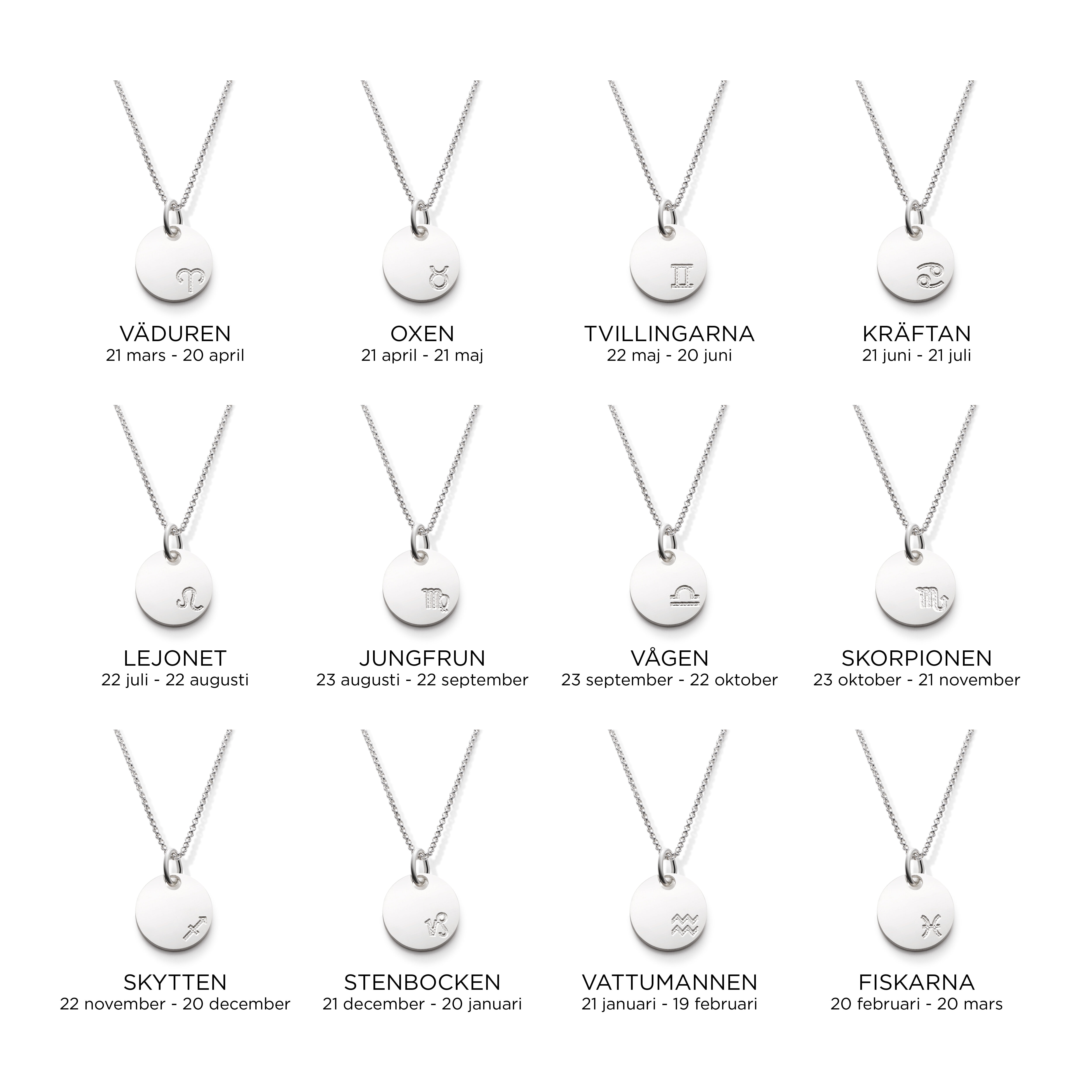 Zodiac Aries halsband