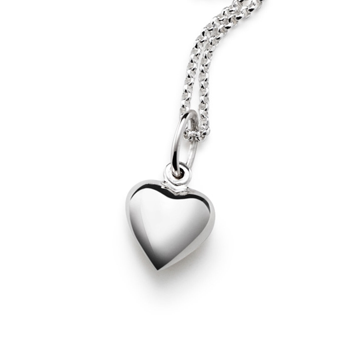 Plain heart necklace