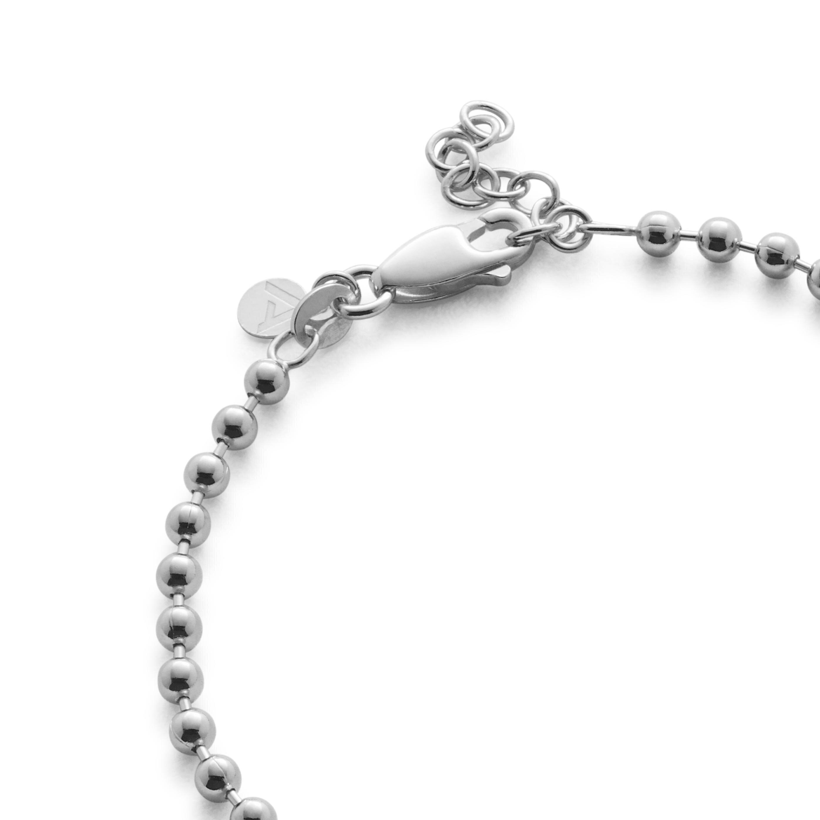 Halo armband silver med ext