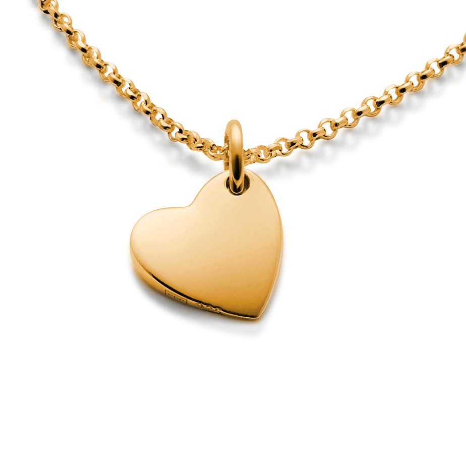 Affection gold plated silver necklace
