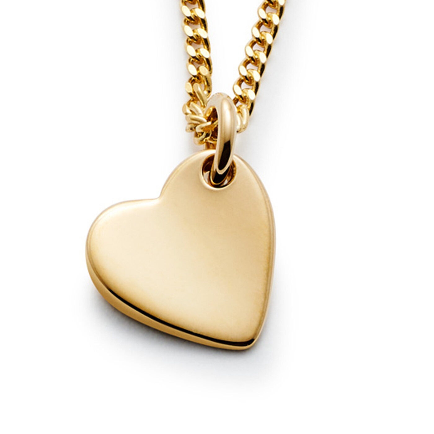 Affection gold plated silver necklace
