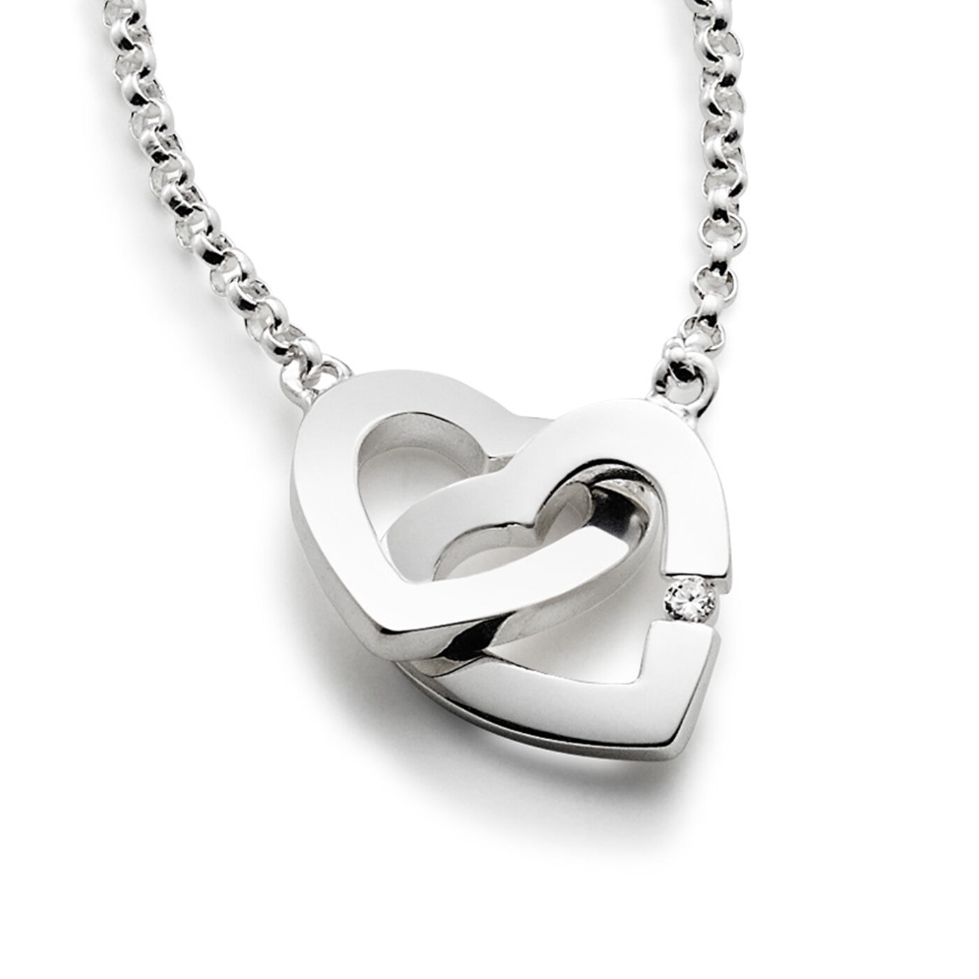 Two hearts necklace