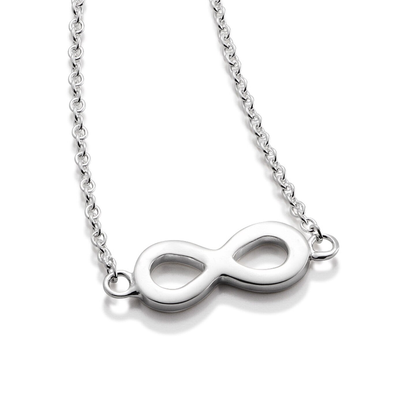 Plain eternity necklace