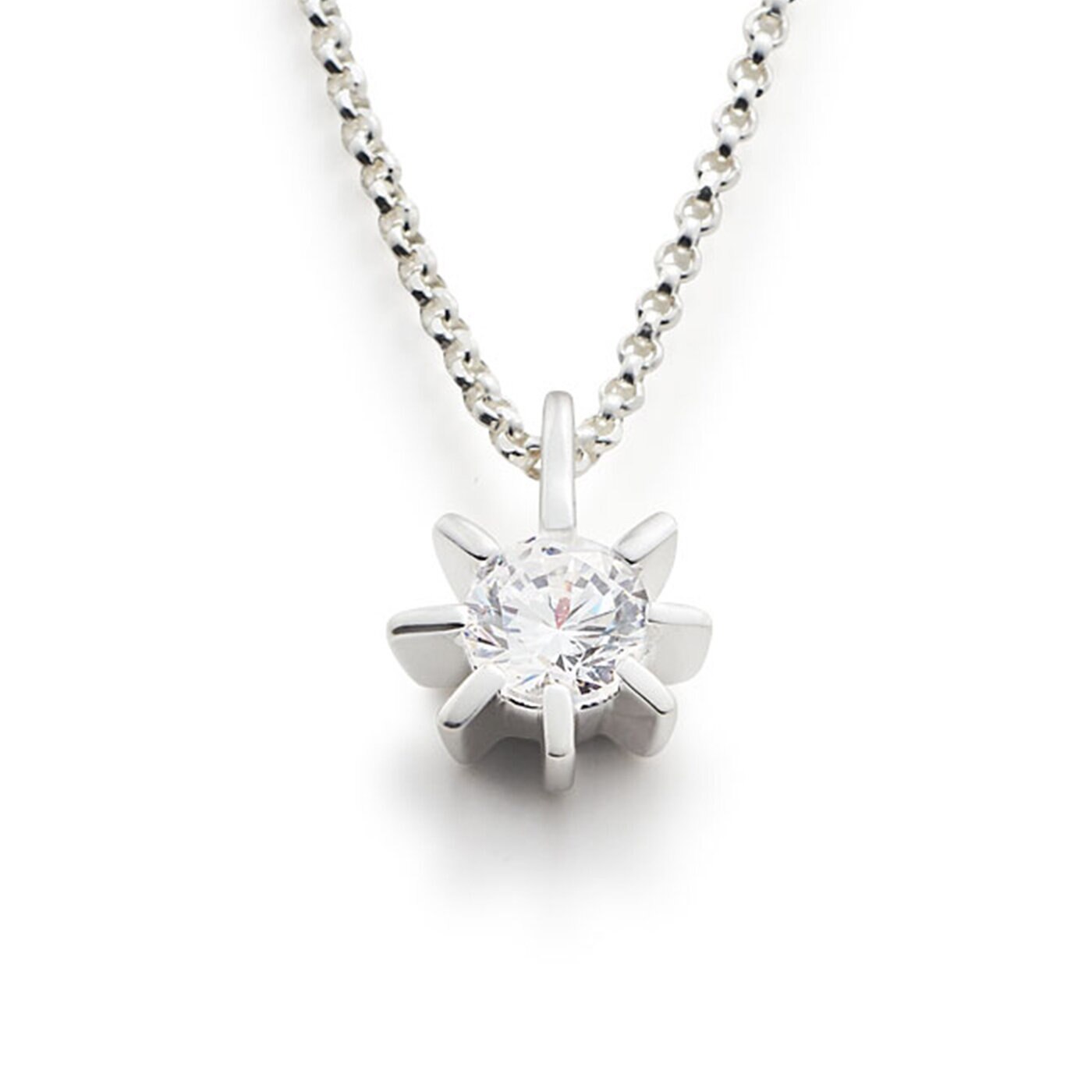 Shiny halsband cz