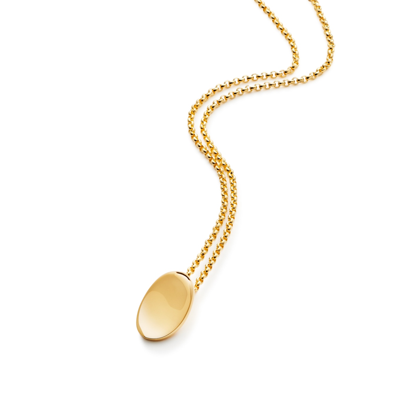One förgyllt halsband