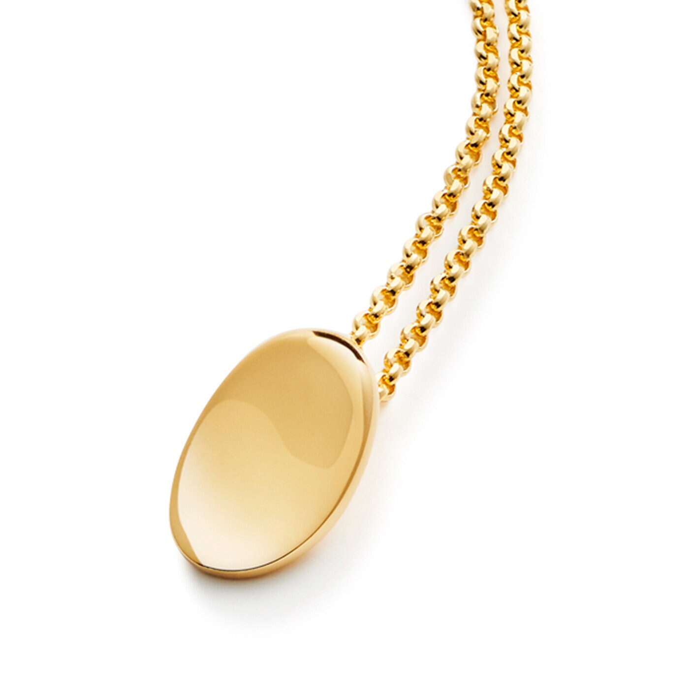 One förgyllt halsband