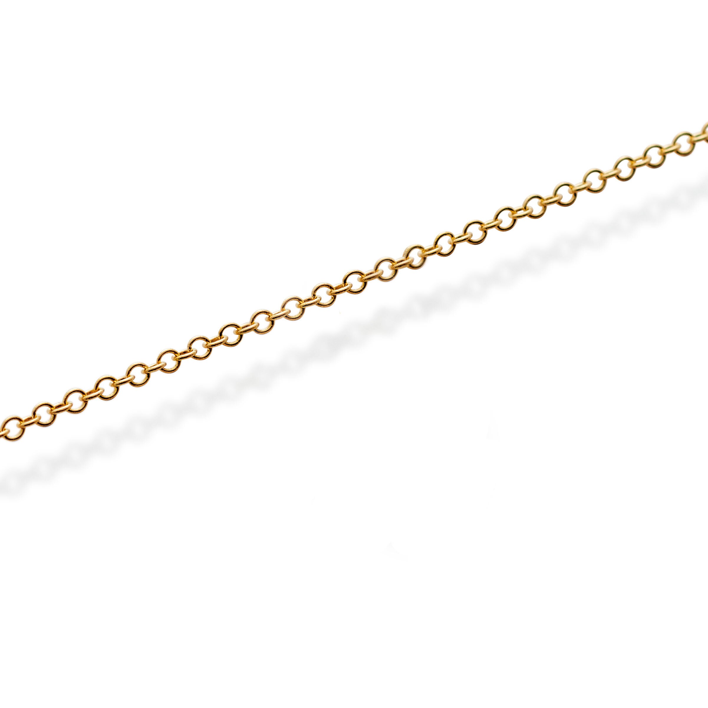 Förgylld silverkedja