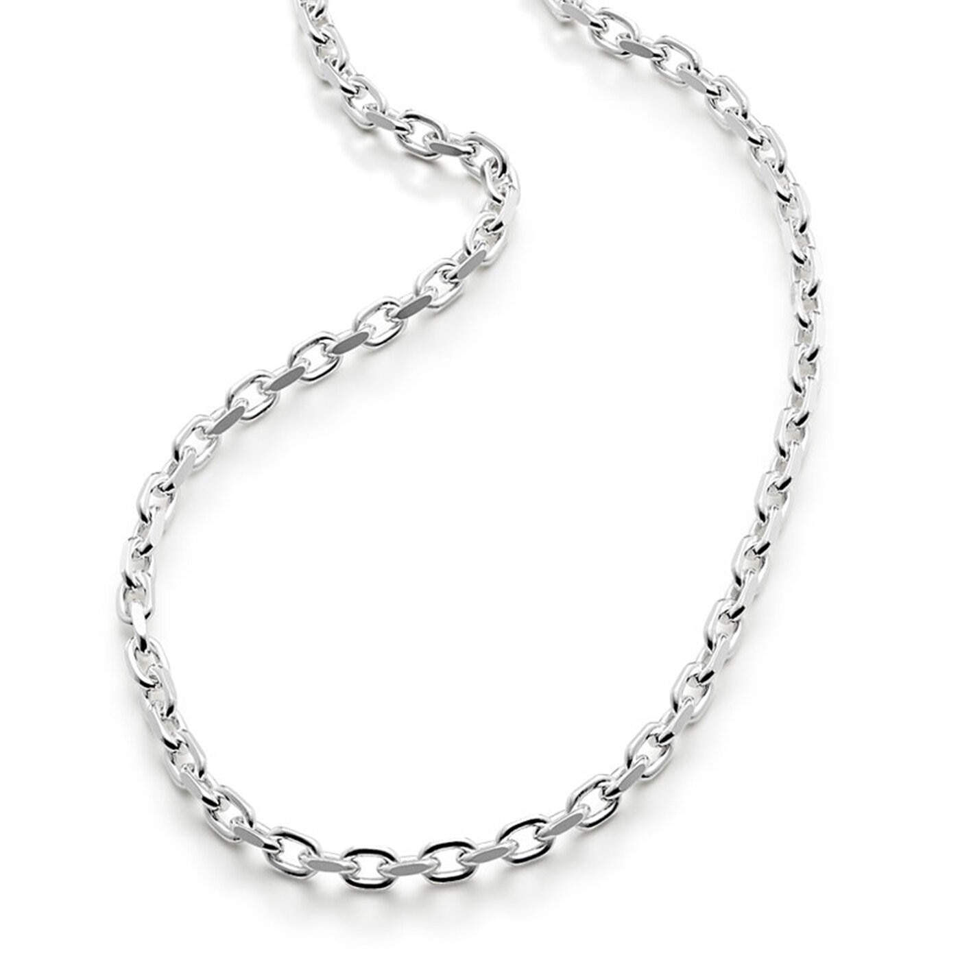 Ankarlänk halsband 5,6 mm 45 cm