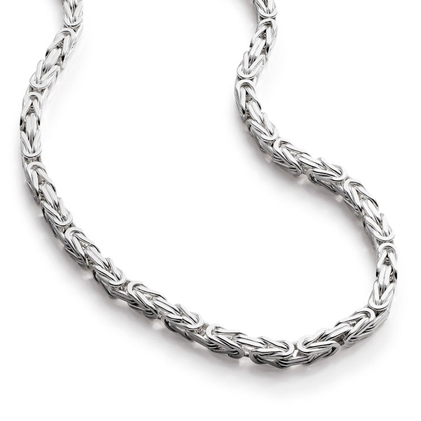 Halsband Kejsarlänk silver 50cm