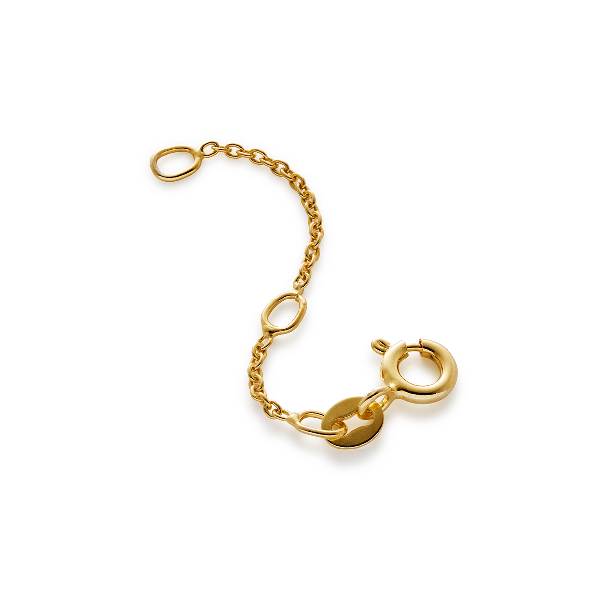 Förlängningskedja 5 cm förgylld  