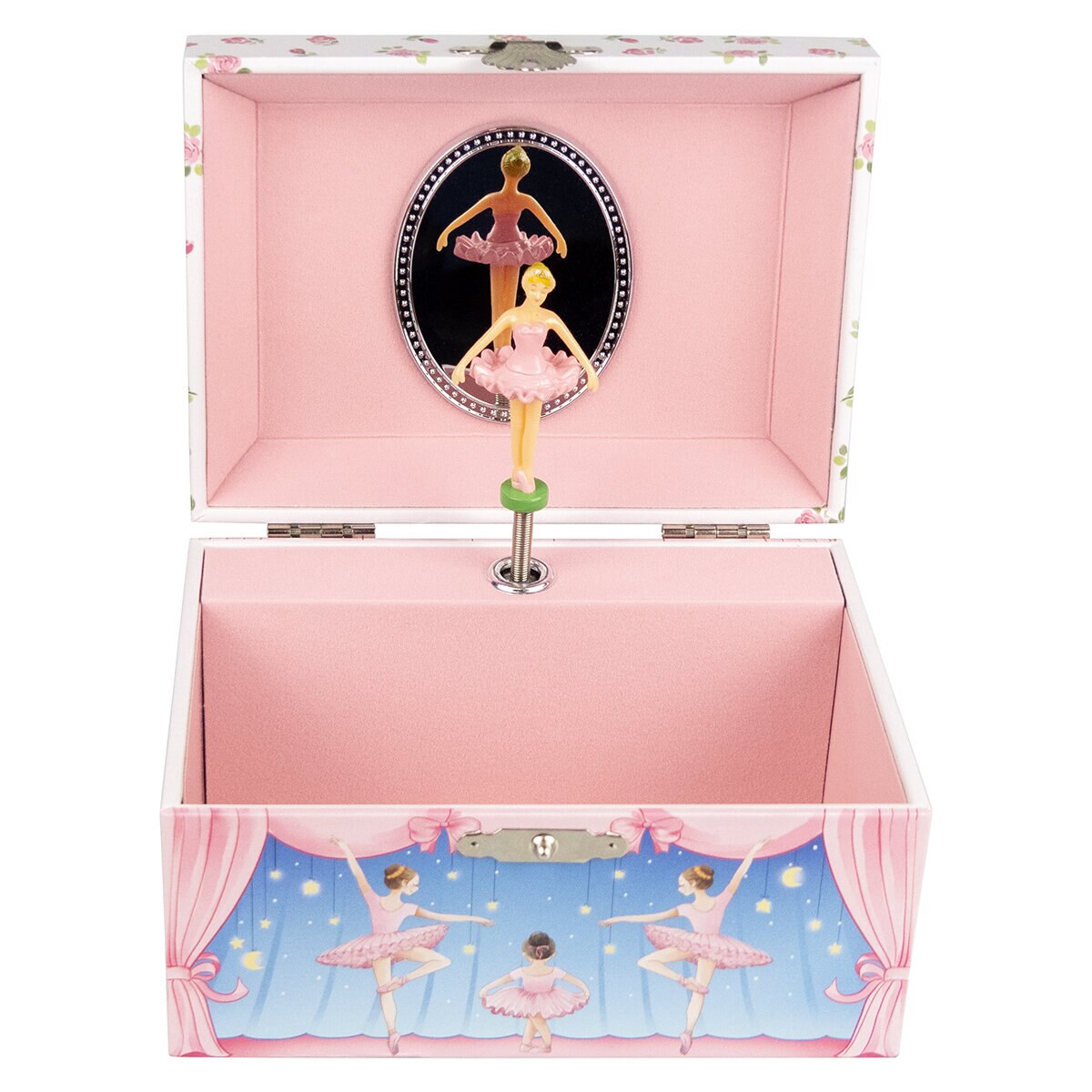 Smyckeskrin rosa Ballerina & rosor