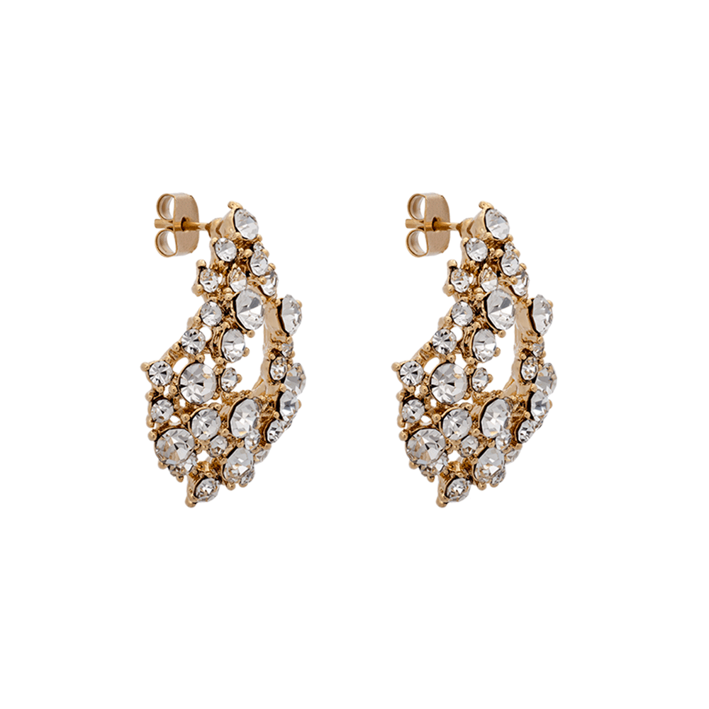 Alice earrings - Crystal (Gold)