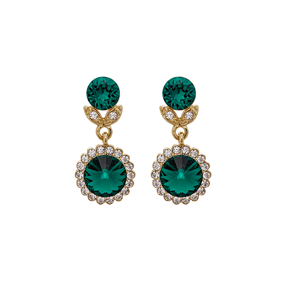 Jessie earrings - Emerald