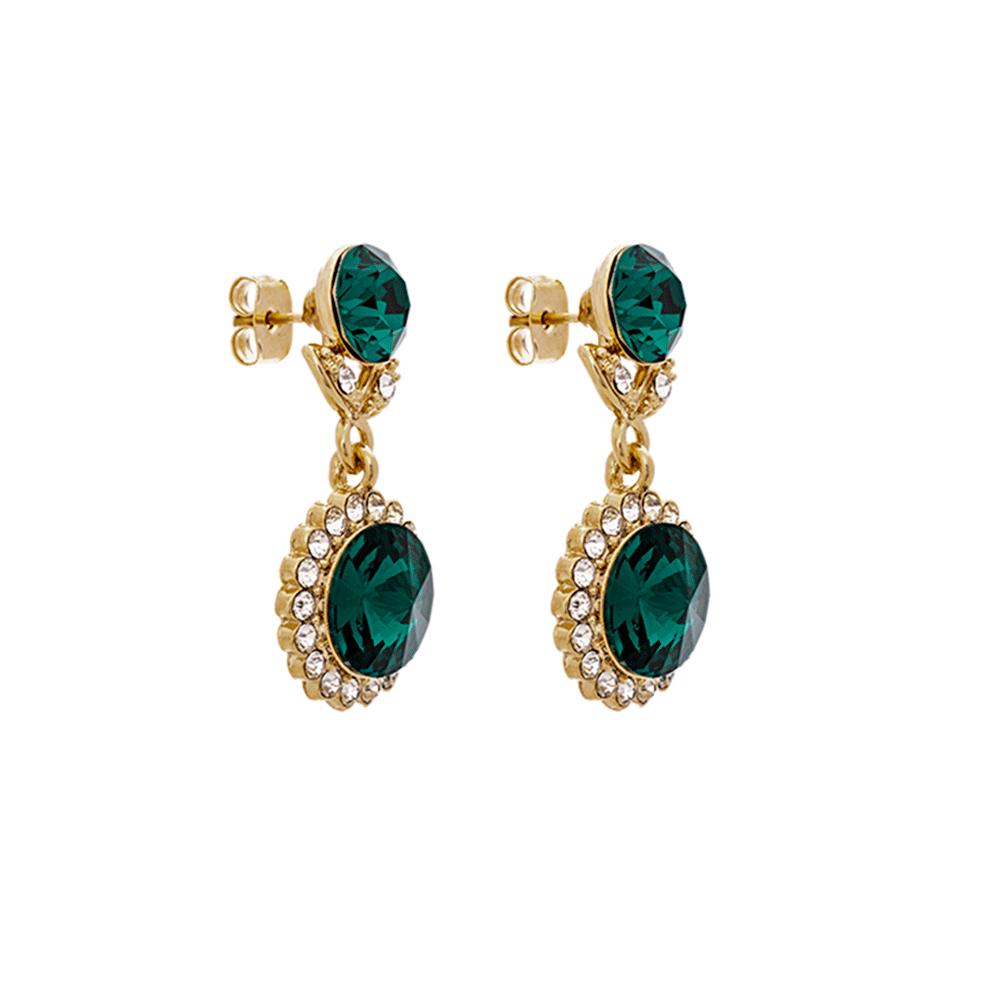 Jessie earrings - Emerald