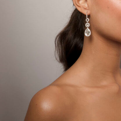 Amy earrings - Crystal