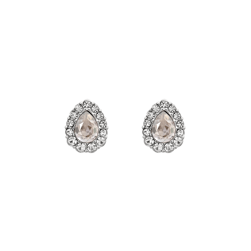 Amelie earrings - Crystal (Silver)