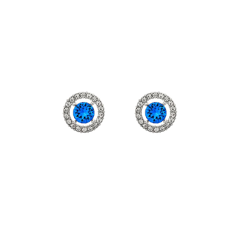 Miss Miranda earrings - Sapphire (Silver)