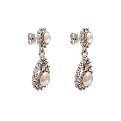Sofia pearl earrings - Créme