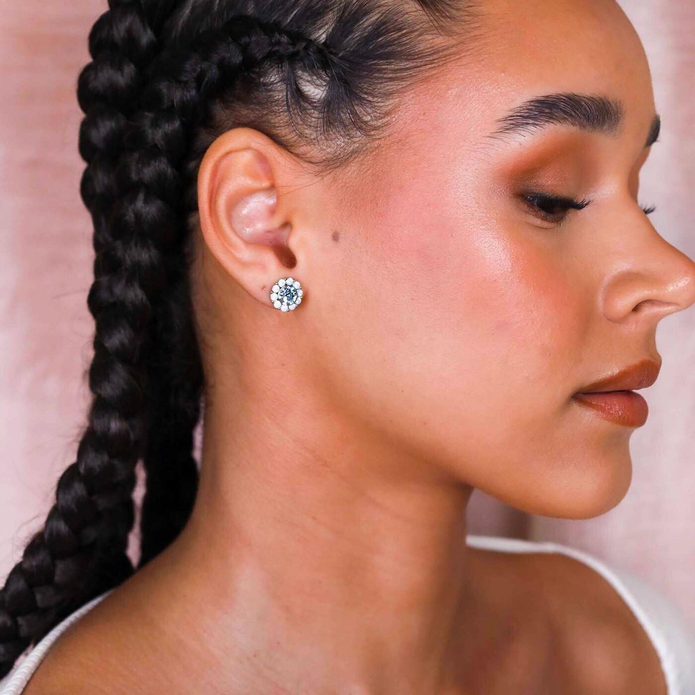Miss Sofia earrings - Light azore