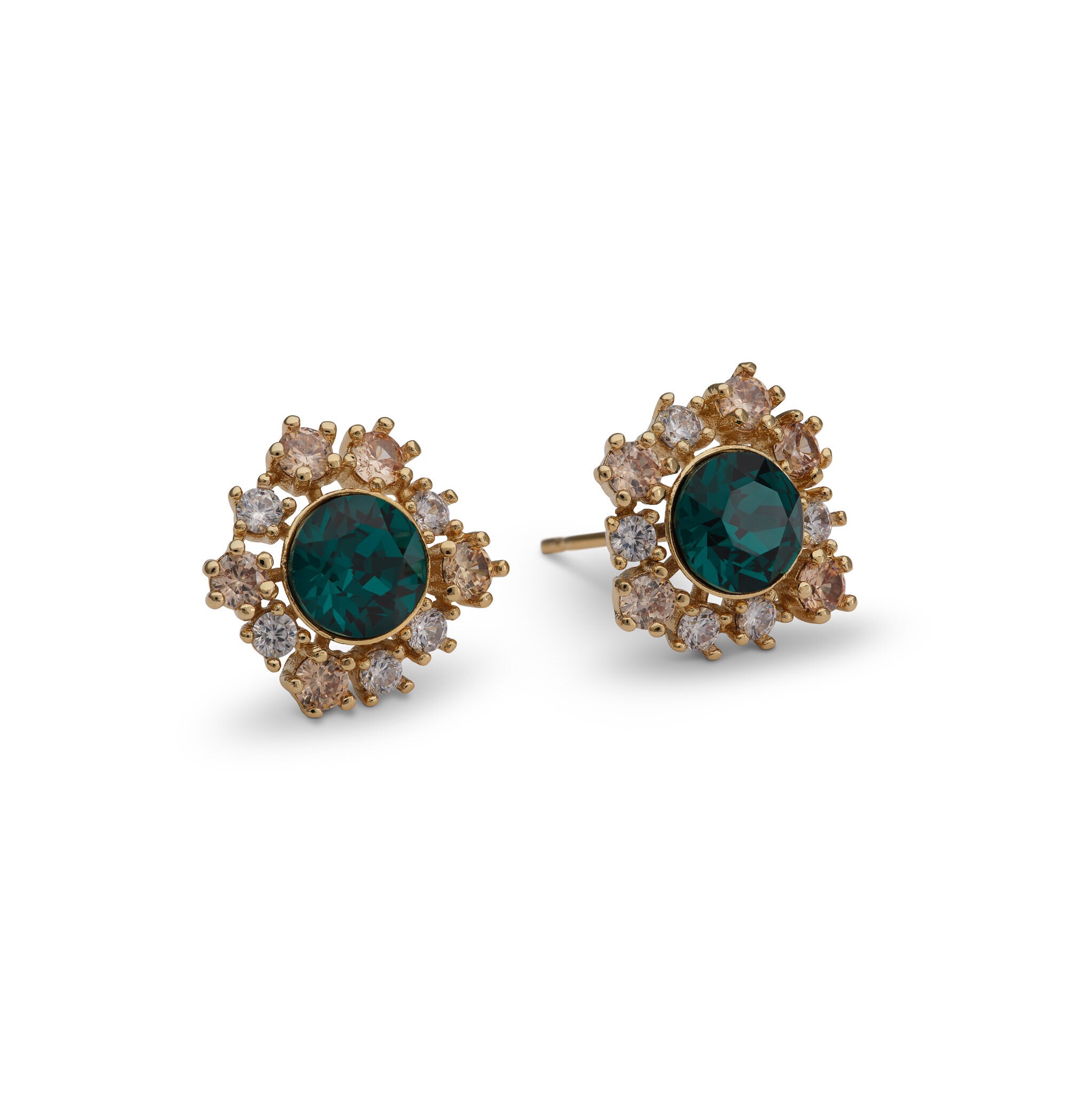 Emily earrings - Emerald