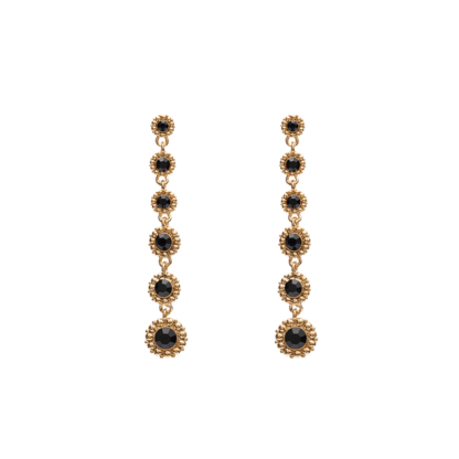 Petite Celeste earrings - Jet