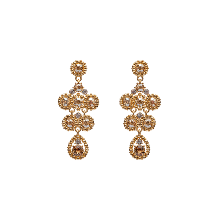Petite Kate earrings - Golden shadow