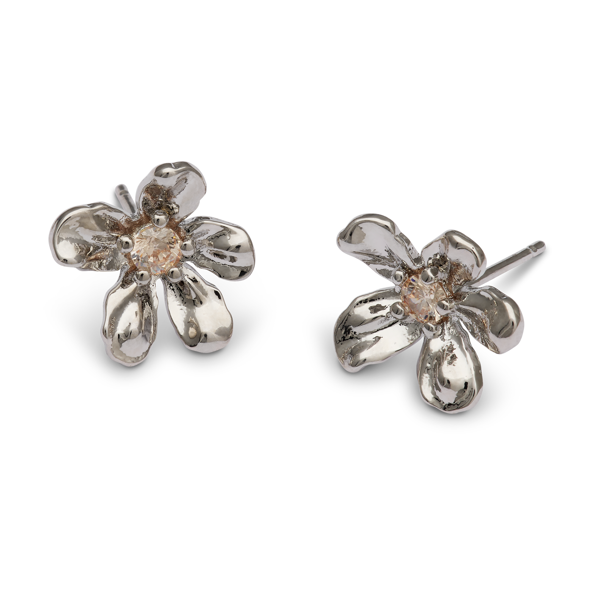Petite Eponine stud earrings - Silver