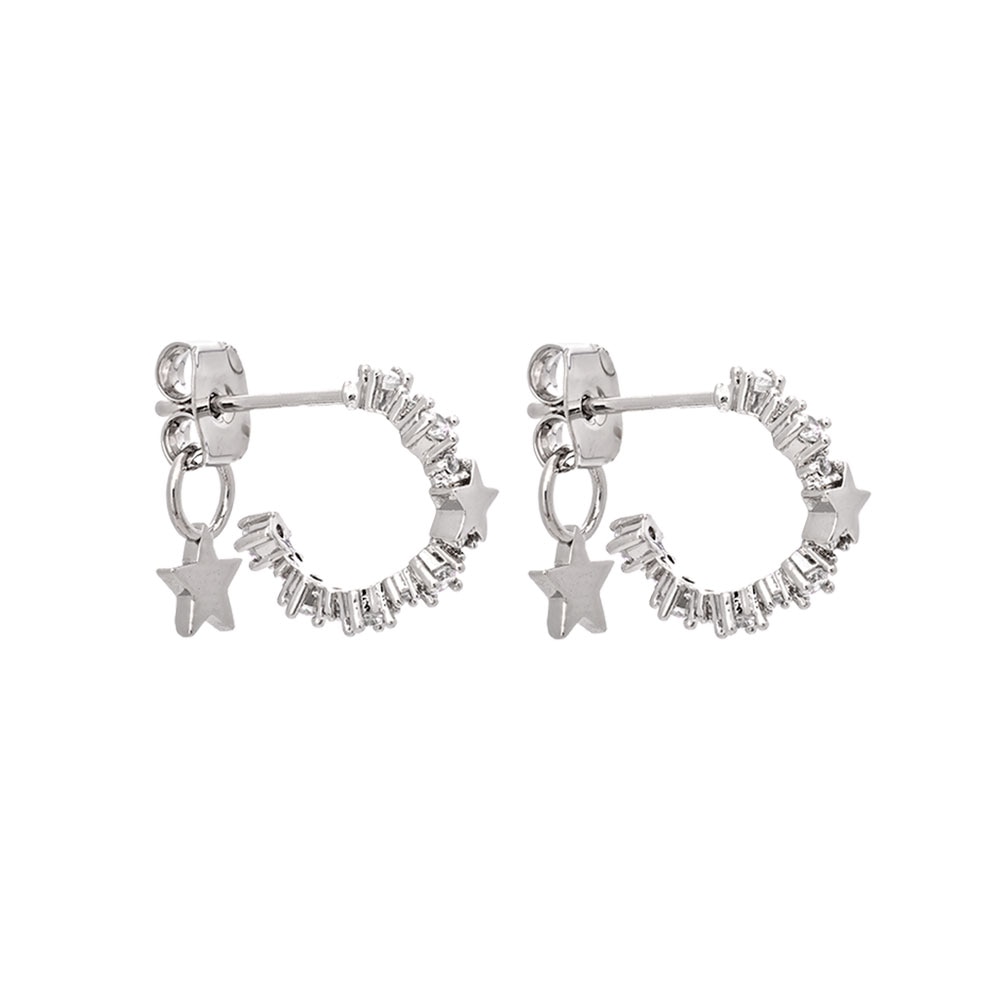 Petite Capella earrings silver