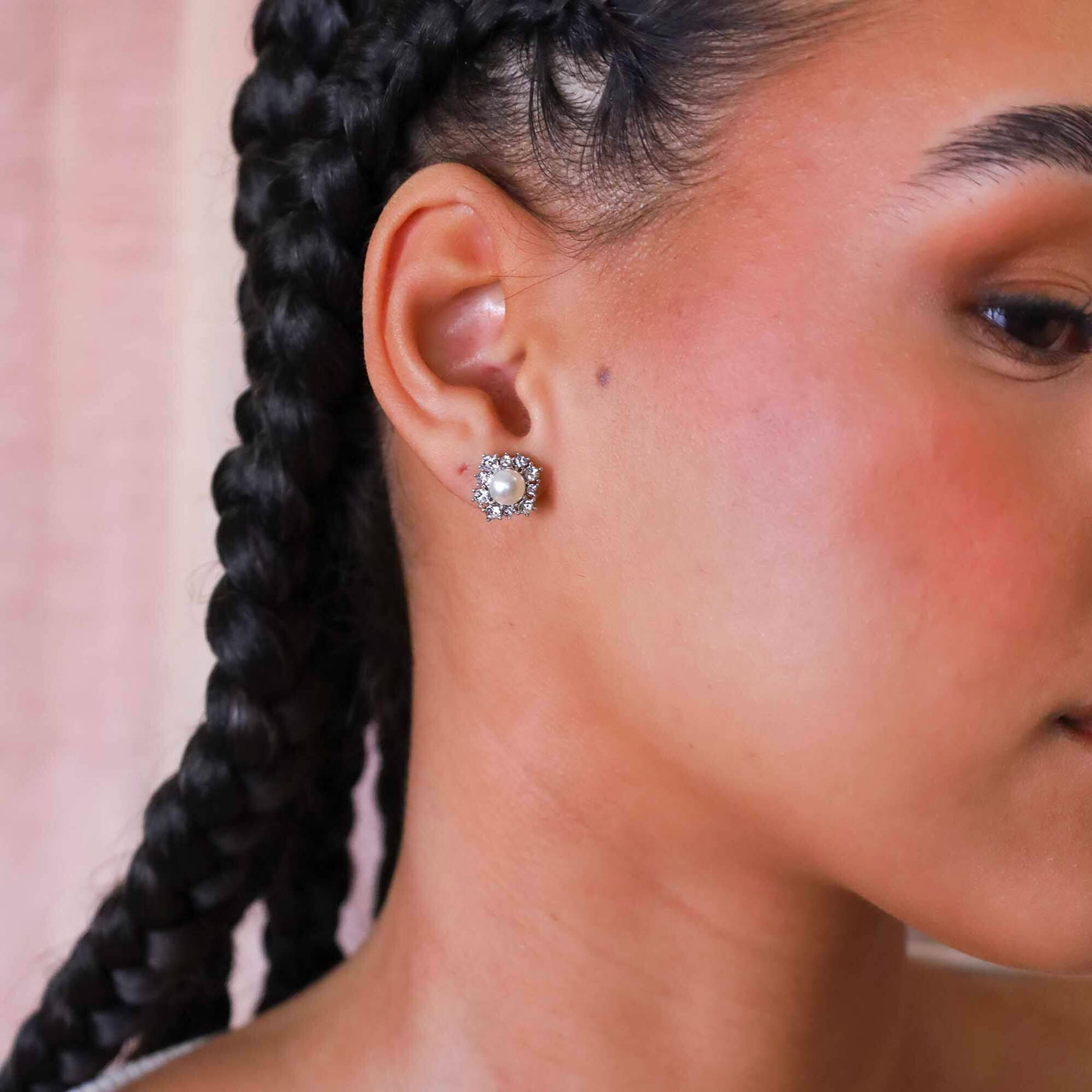 Emily pearl earrings - Ivory