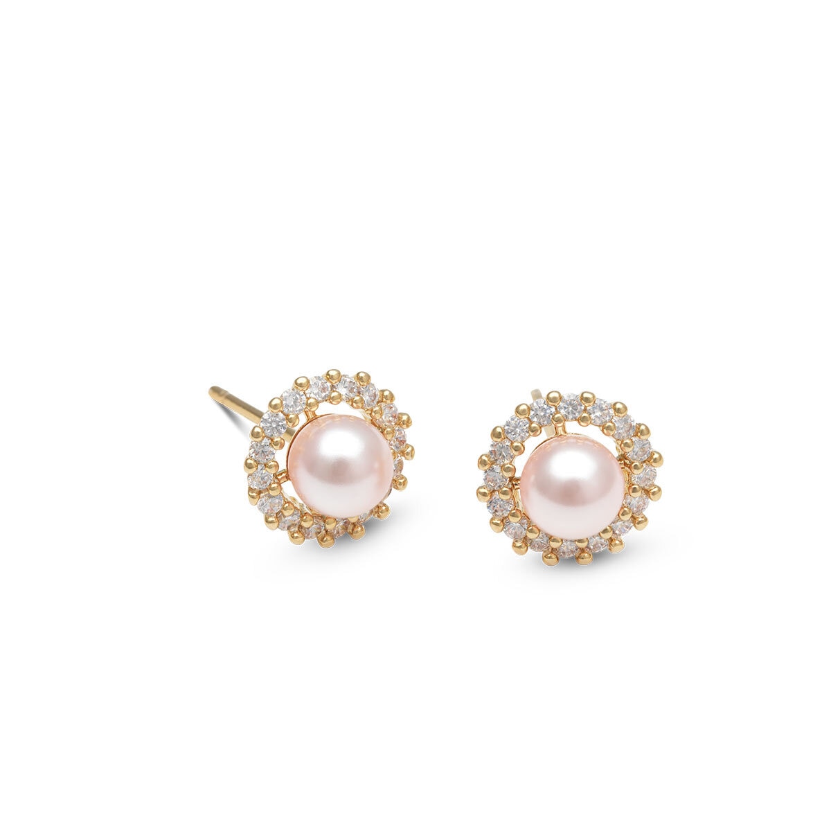 Colette pearl stud earrings - Rosaline