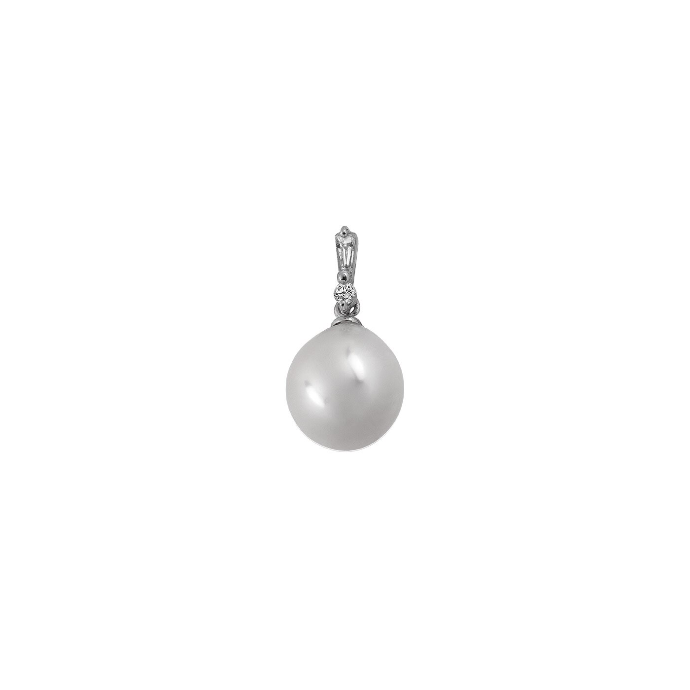 Pärlhänge Platina 0,05 ct