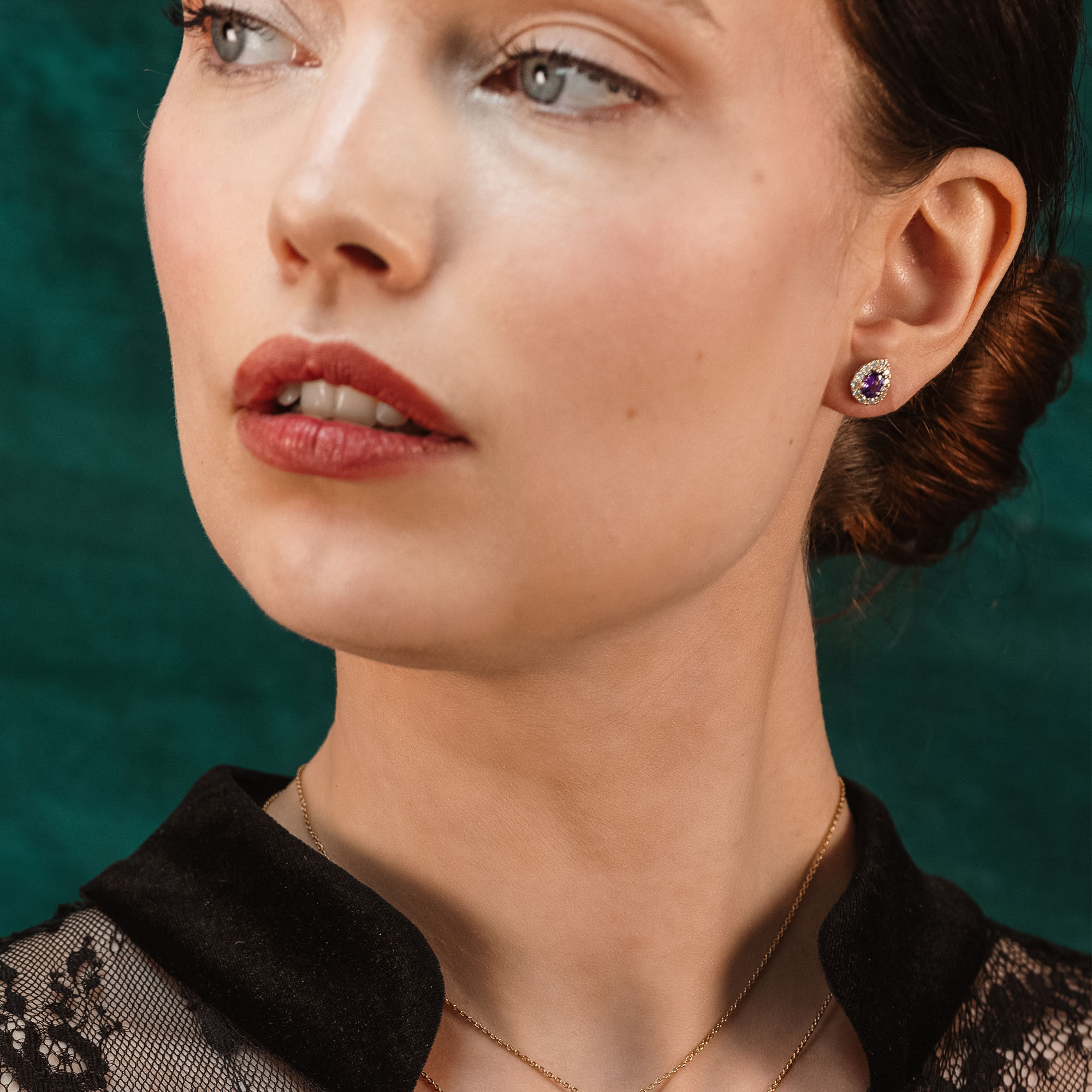 Bianca earrings - Amethyst