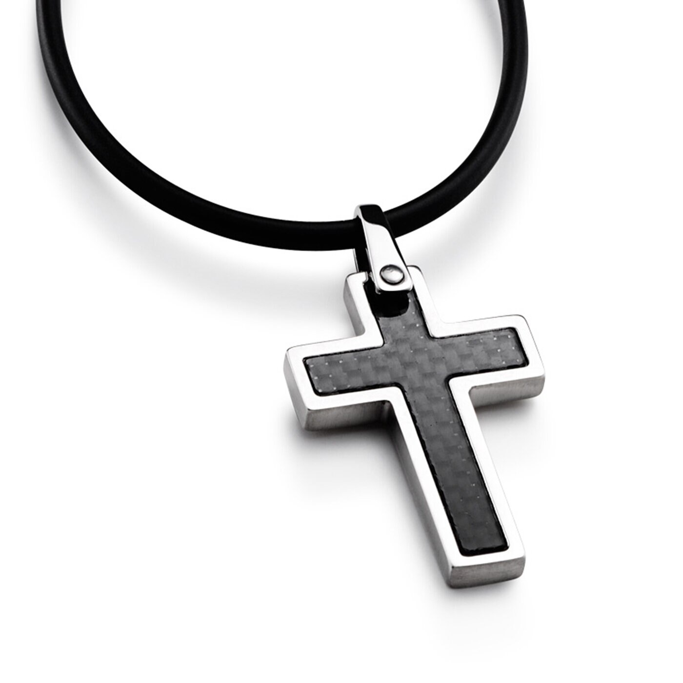 Carbon faith necklace 
