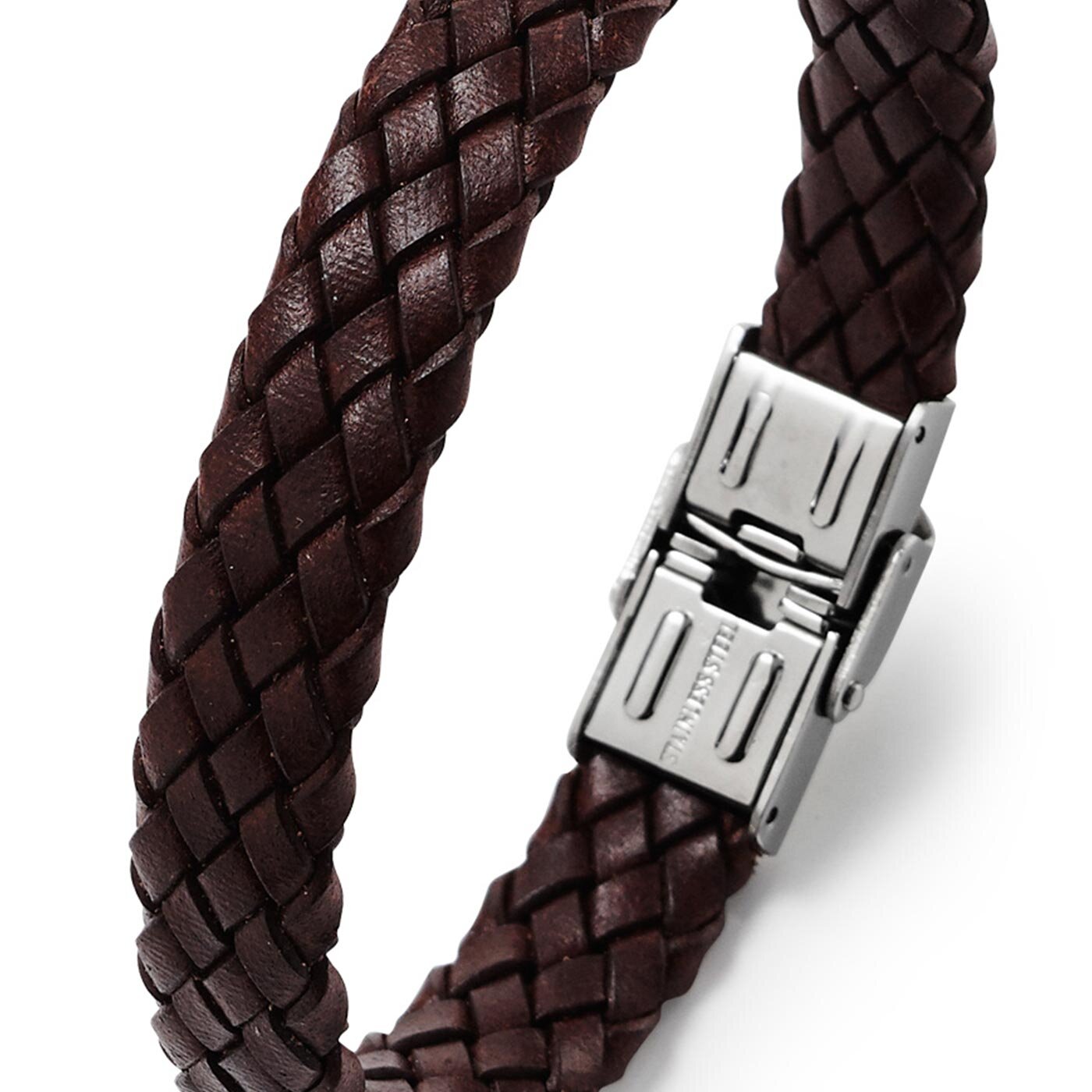 Braided brown bracelet