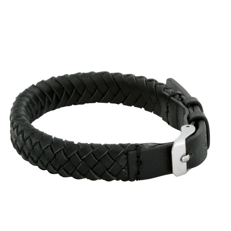 Link läderarmband (svart)