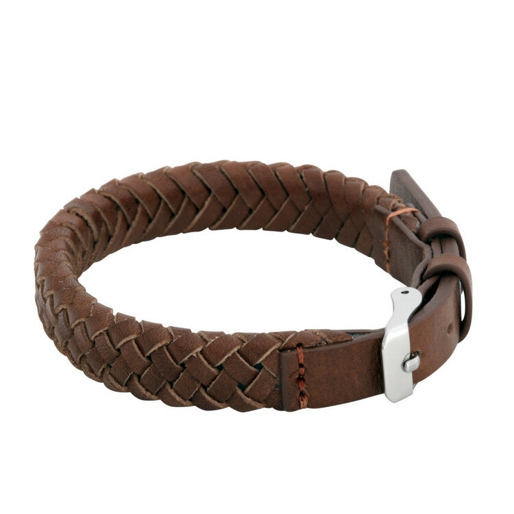 Link läderarmband (brun)