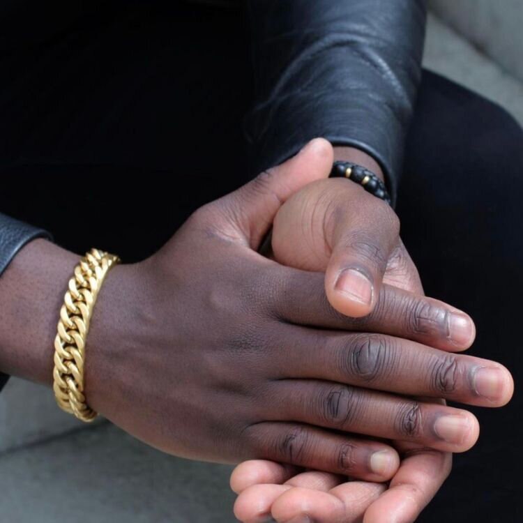 Santos armband medium (guld)