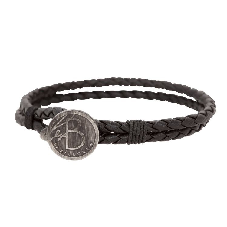 Levi läderarmband large (svart)