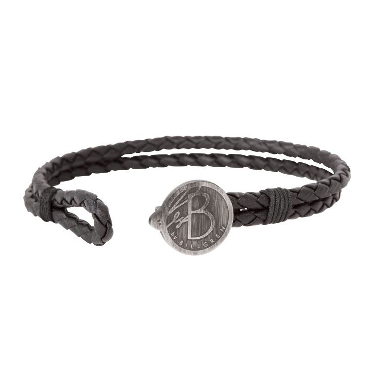 Levi läderarmband large (svart)