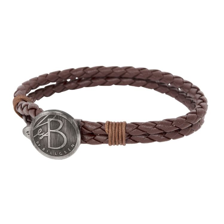 Levi läderarmband medium (brun)