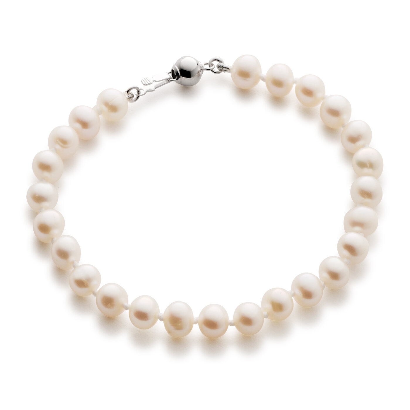 Pearl multi armband 17 cm