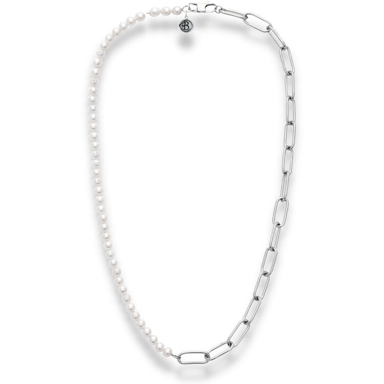 Halsband pärlor ankarkedja