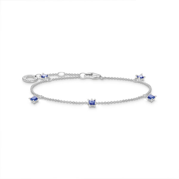 Armband Blå stenar Silver