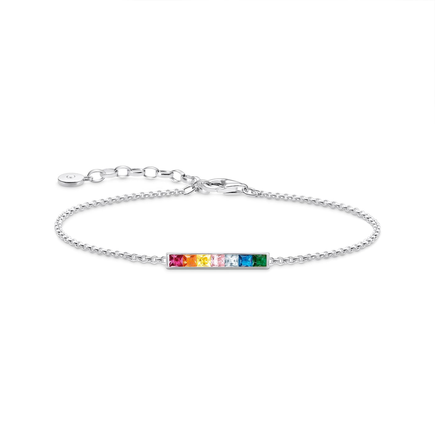 Armband stenar i färg Silver