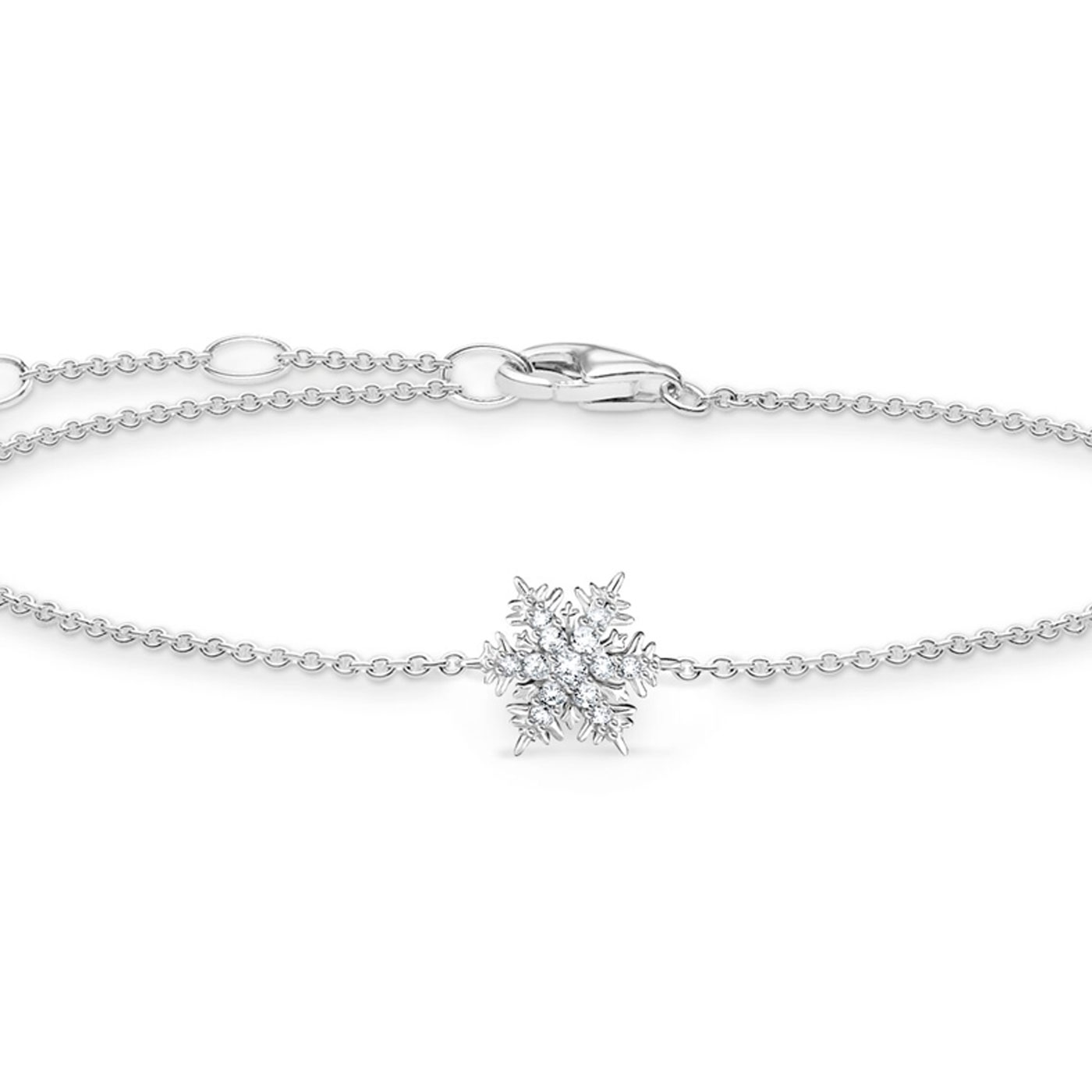 Armband Snöflinga Silver